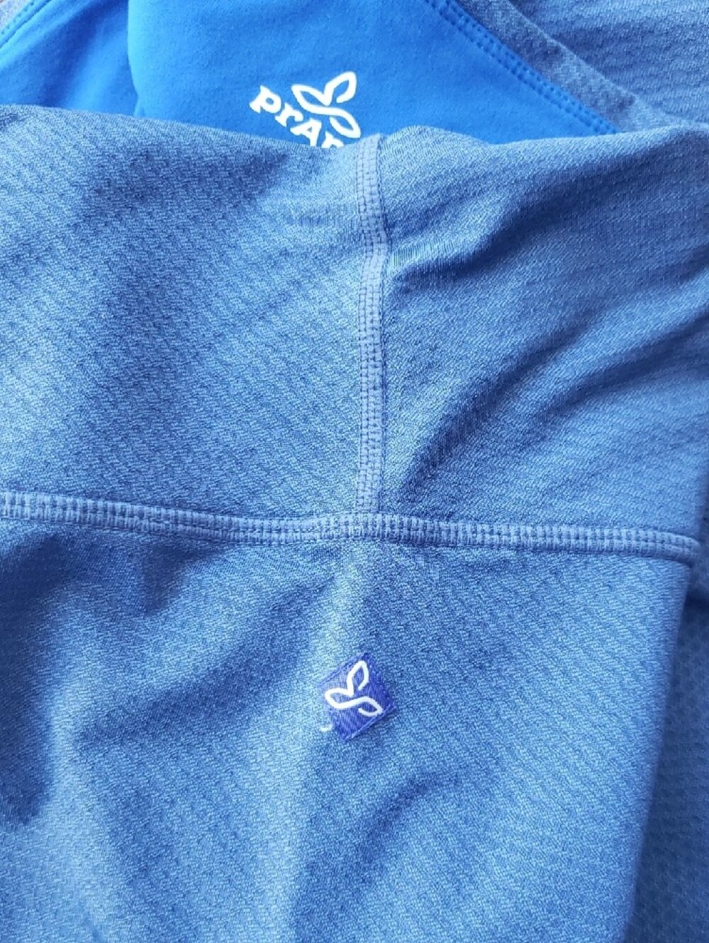 Prana Active Capri Leggings Size L Light Blue Casual Workout Feminine Trendy - Picture 4 of 4